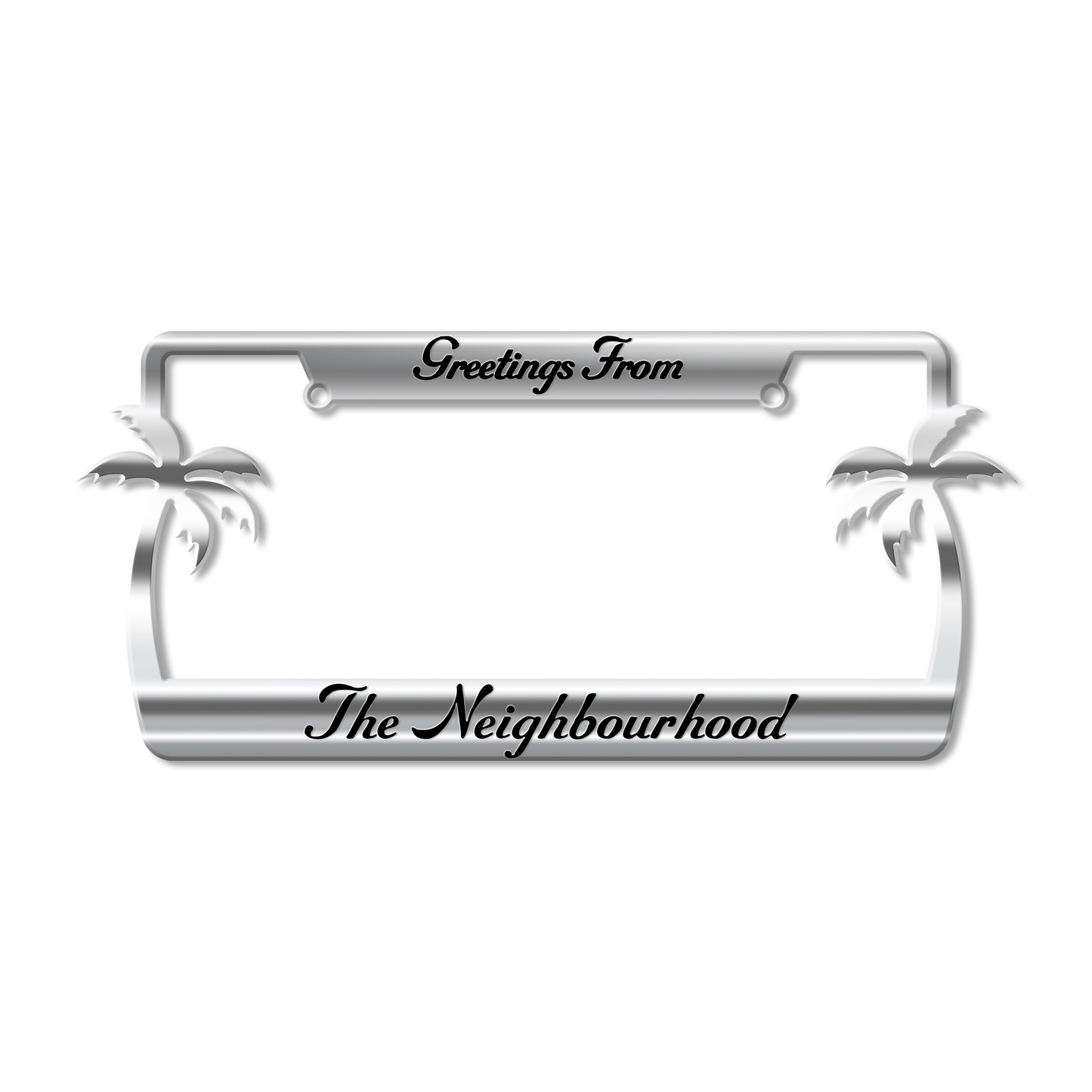 Greetings License Plate Frame