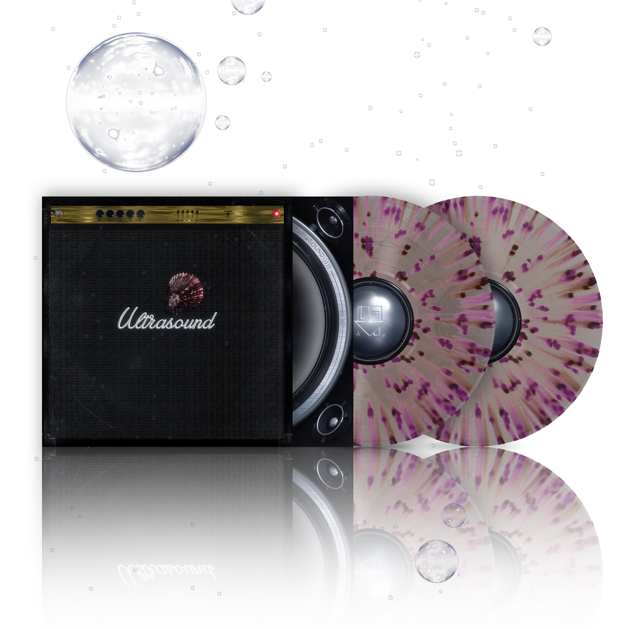 ultraSOUND)))))+ - Tan/Purple Splatter Deluxe Vinyl – The