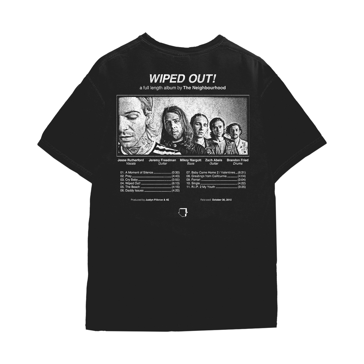 WIPED OUT! ALBUM TEE