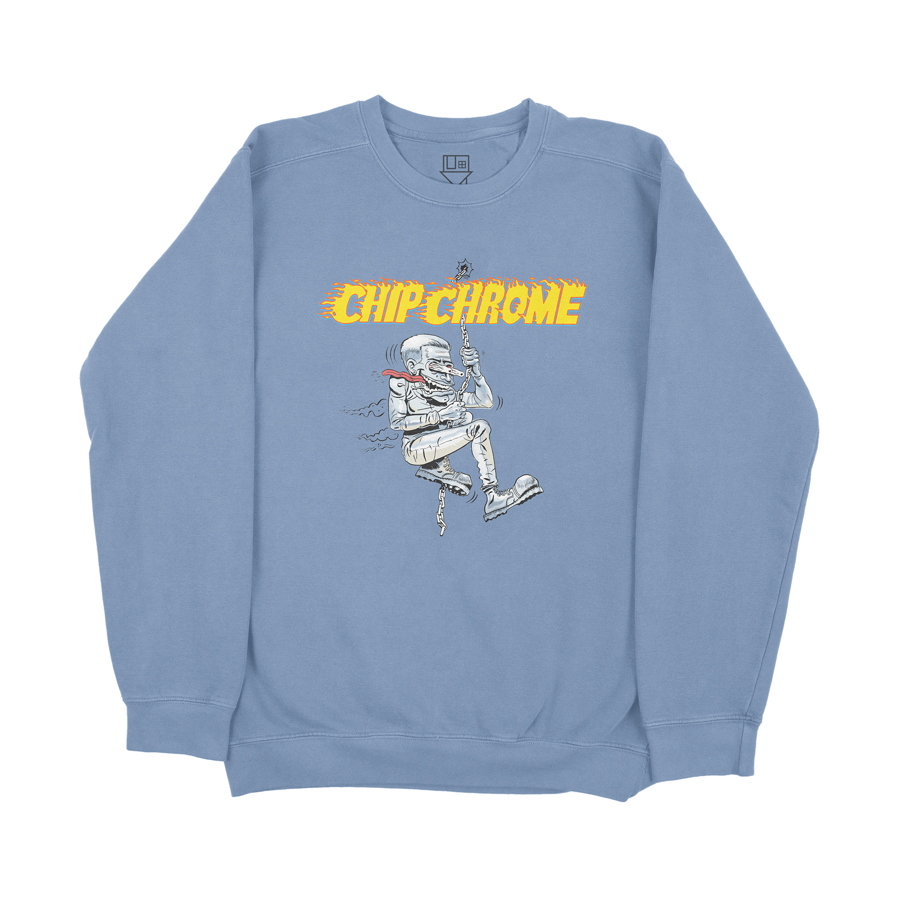 CHIP CHROME - MIC SWING CREWNECK – The Neighbourhood CHIP CHROME - MIC SWING CREWNECK – The Neighbourhood