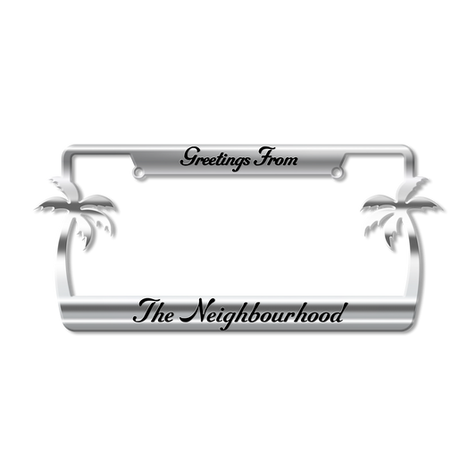 Greetings License Plate Frame