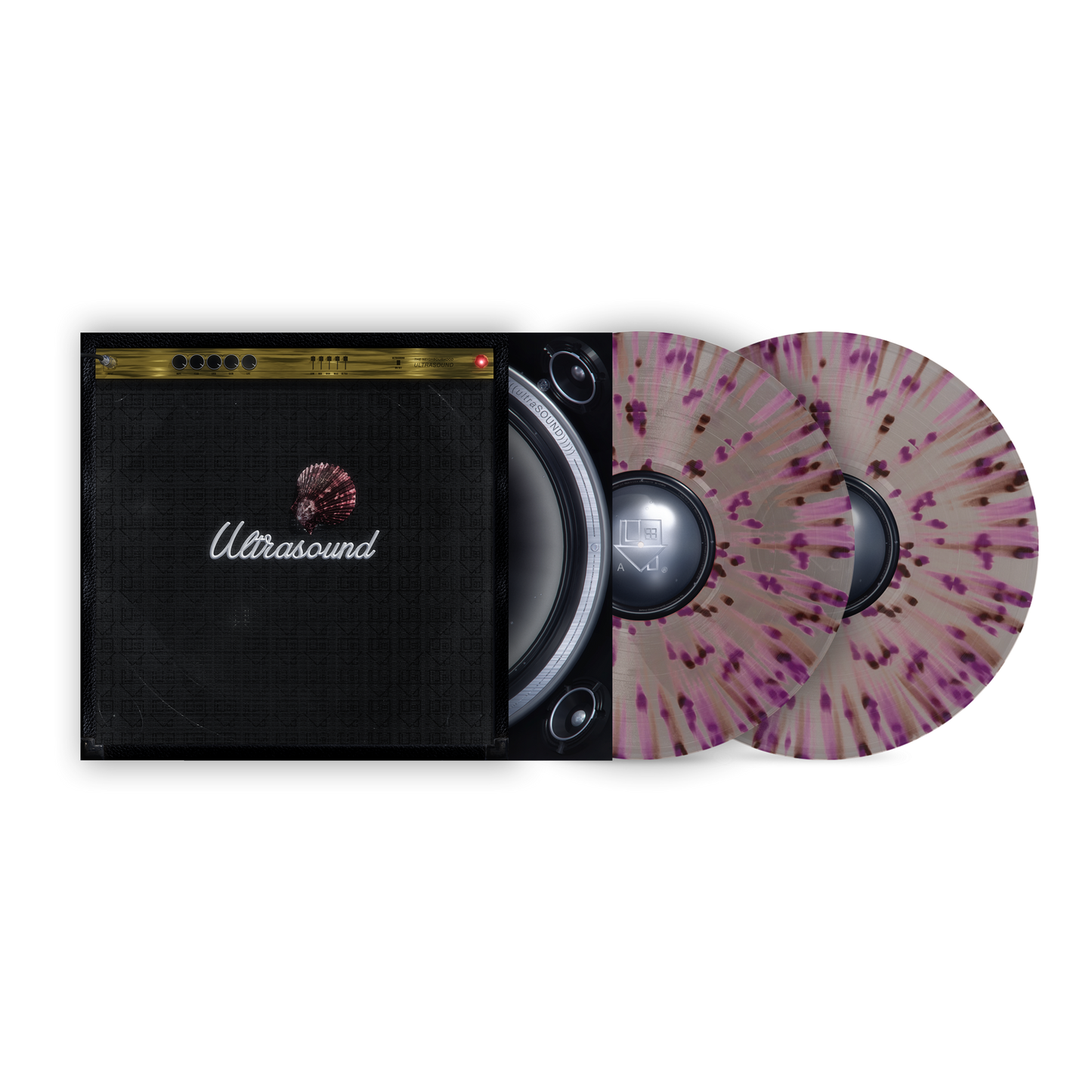 (((((ultraSOUND)))))+ - Tan/Purple Splatter Deluxe Vinyl