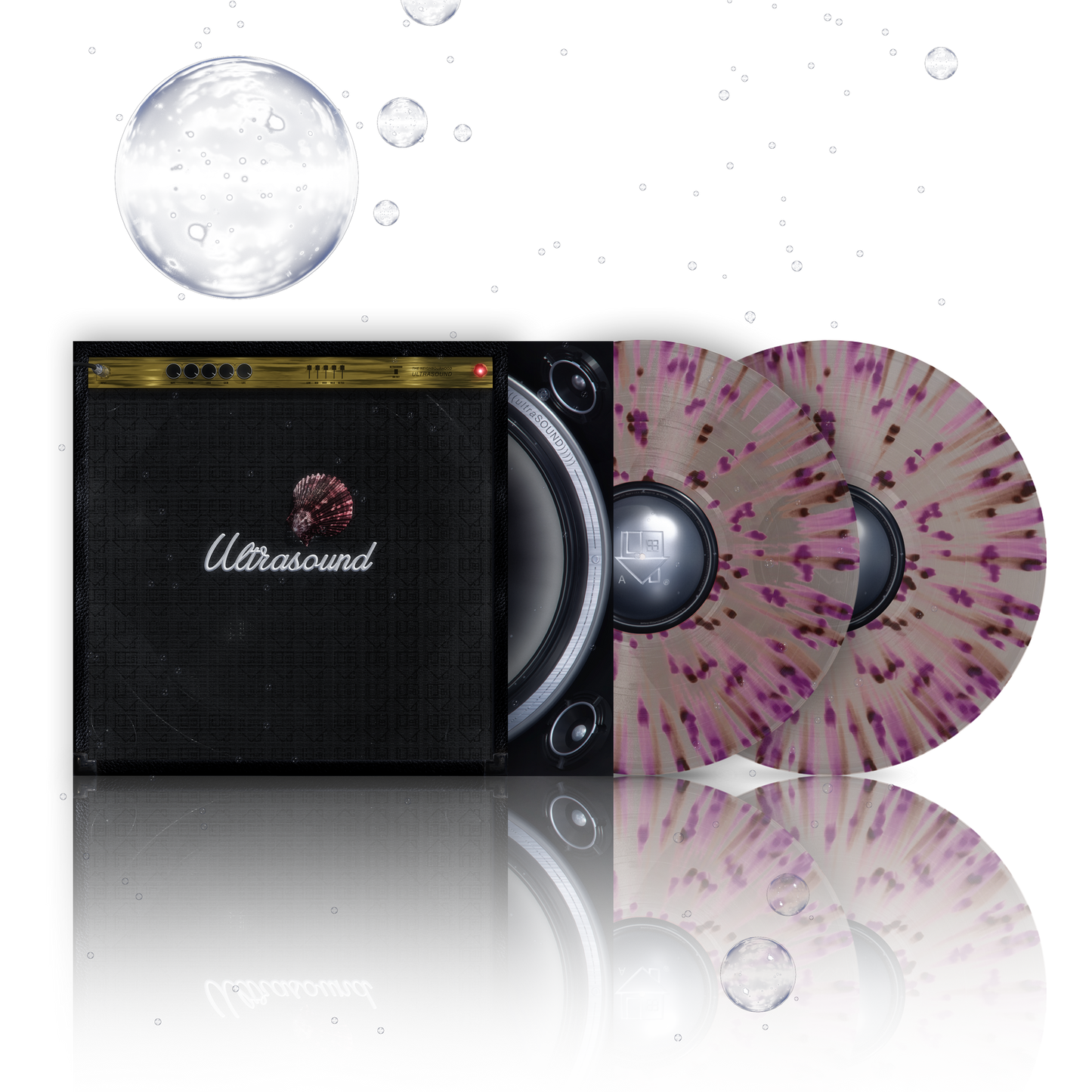 (((((ultraSOUND)))))+ - Tan/Purple Splatter Deluxe Vinyl